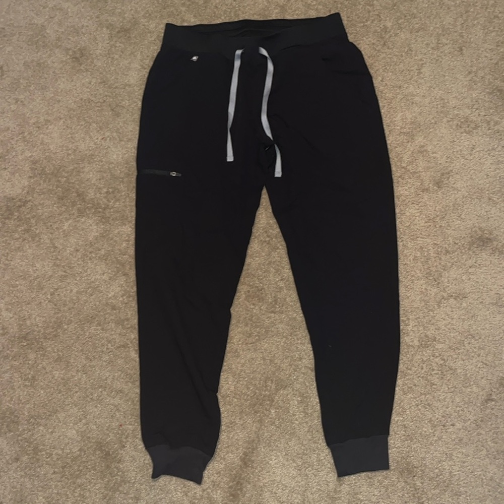 Black Medium Fig Joggers